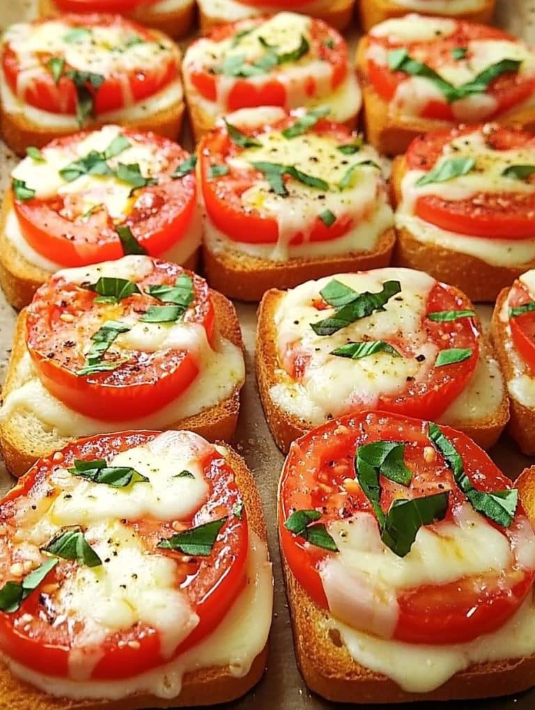 Ultrasaftiger und Cremige Tomaten Mozzarella Toast im Ofen, super schnell fertig