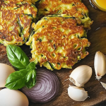 Schnelle Zuchinipuffer