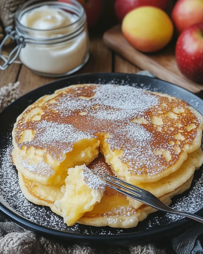 Apfel-Joghurt-Pfannkuchen