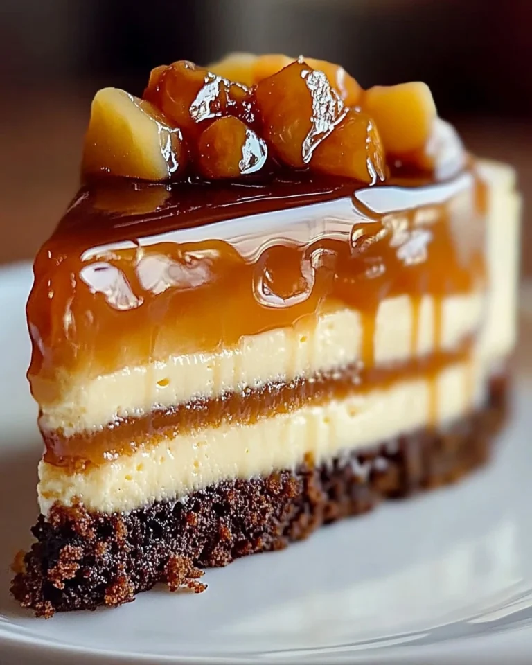 Apfel Karamell Käsekuchen