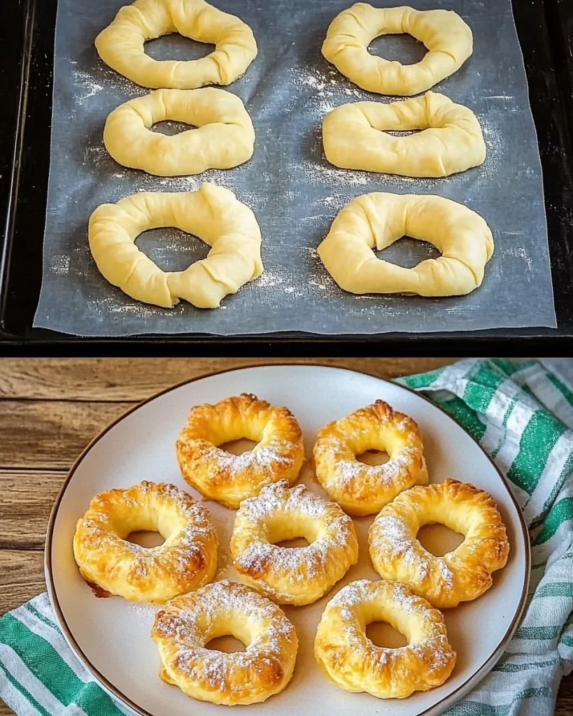 Traditioneller Apfelstrudel mit Äpfeln und Zimt auf einem Holzbrett