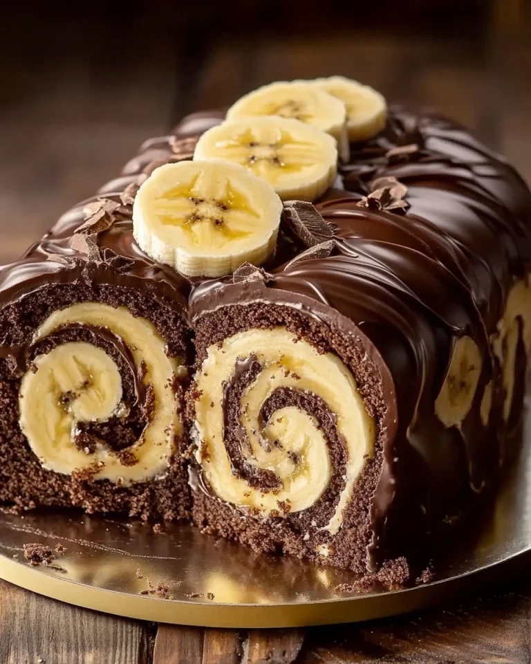 Bananen-Schokoladen-Traumrolle