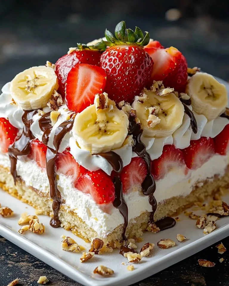 Bananensplit-Torte ohne Backen