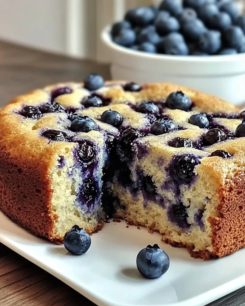 Blaubeerkuchen