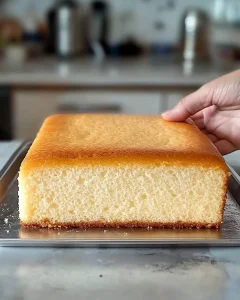 Delikate Blitz Biskuit auf einem Teller serviert