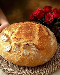 Ein frisch gebackenes Blitzbrot, das in 60 Minuten zubereitet wird.