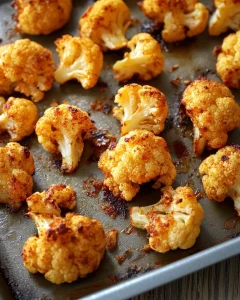 Gebackener Blumenkohl im Ofen, gesundes Rezept für Blumenkohlgerichte