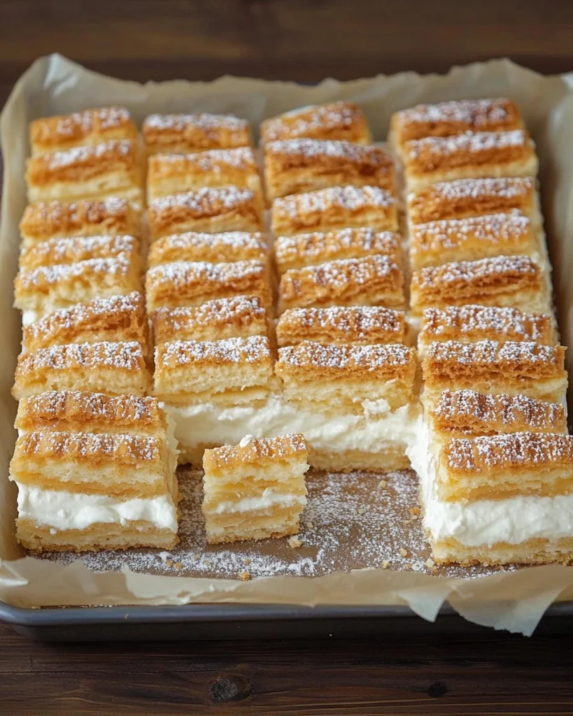 Butterkekskuchen mit Vanillecreme, ohne Backen