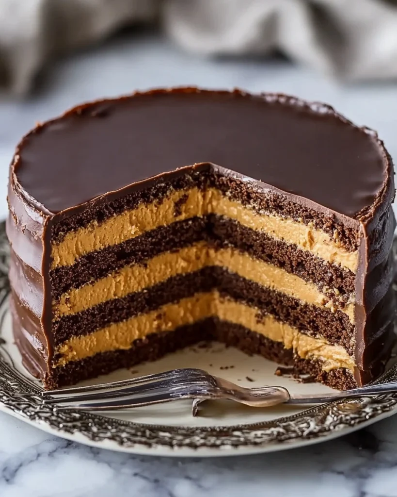 Cremiger Erdnussbutter-Schokoladen-Éclair-Genuss