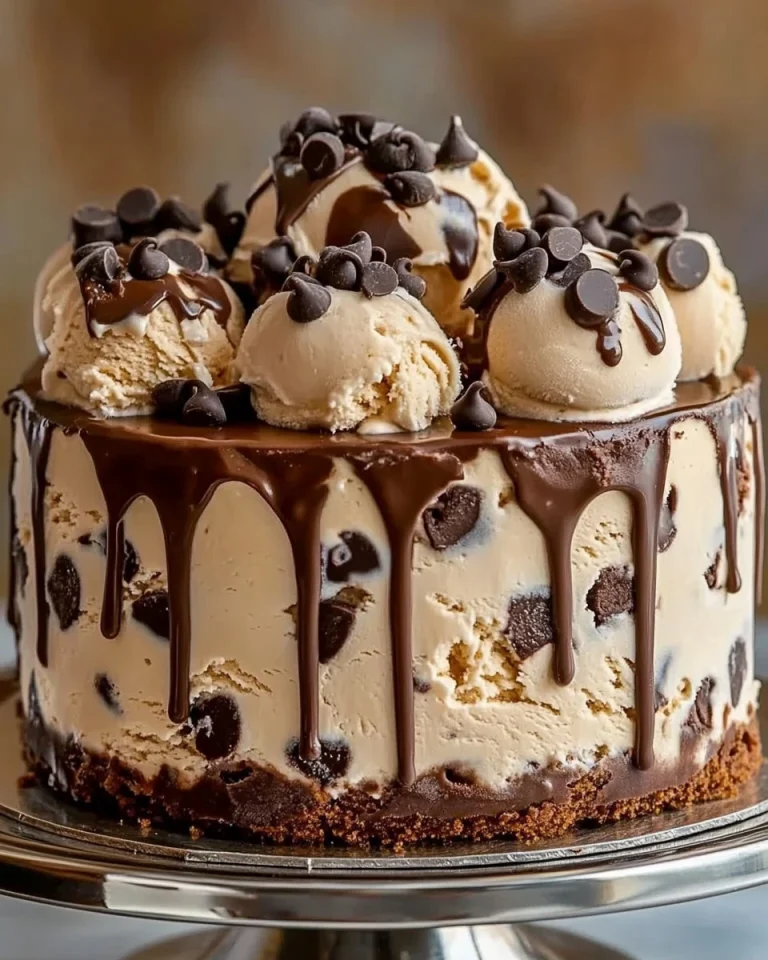 Eiskalter Keks-Teig-Traum: Schokoladeneis-Kuchen