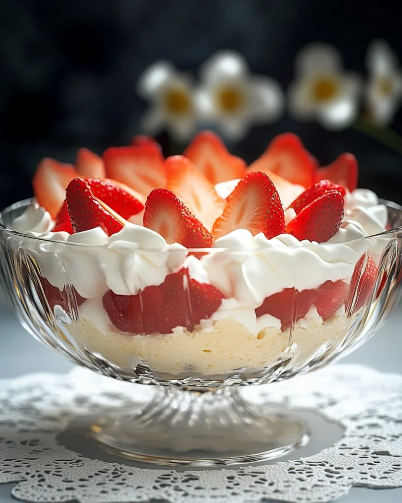 Erdbeer Pudding Dessert