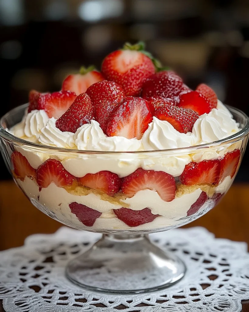 Erdbeer Pudding Dessert
