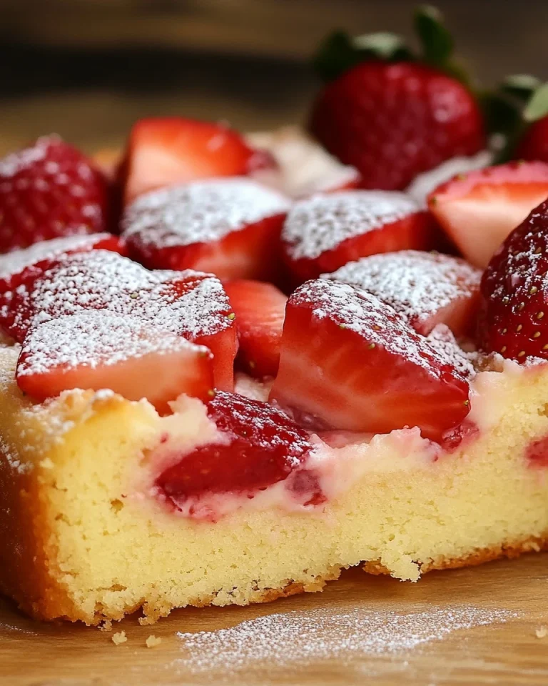 Erdbeerkuchen vom Blech