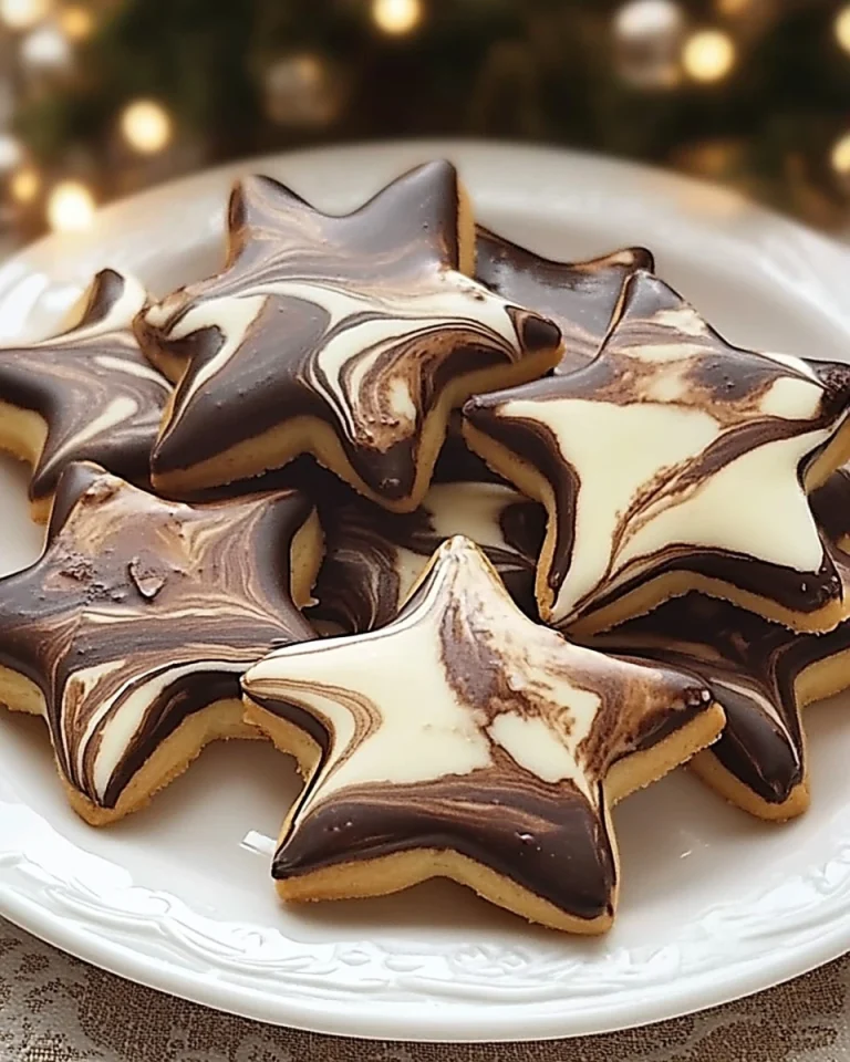 Leckere Gewürzsterne Weihnachtsplätzchen auf einem Teller