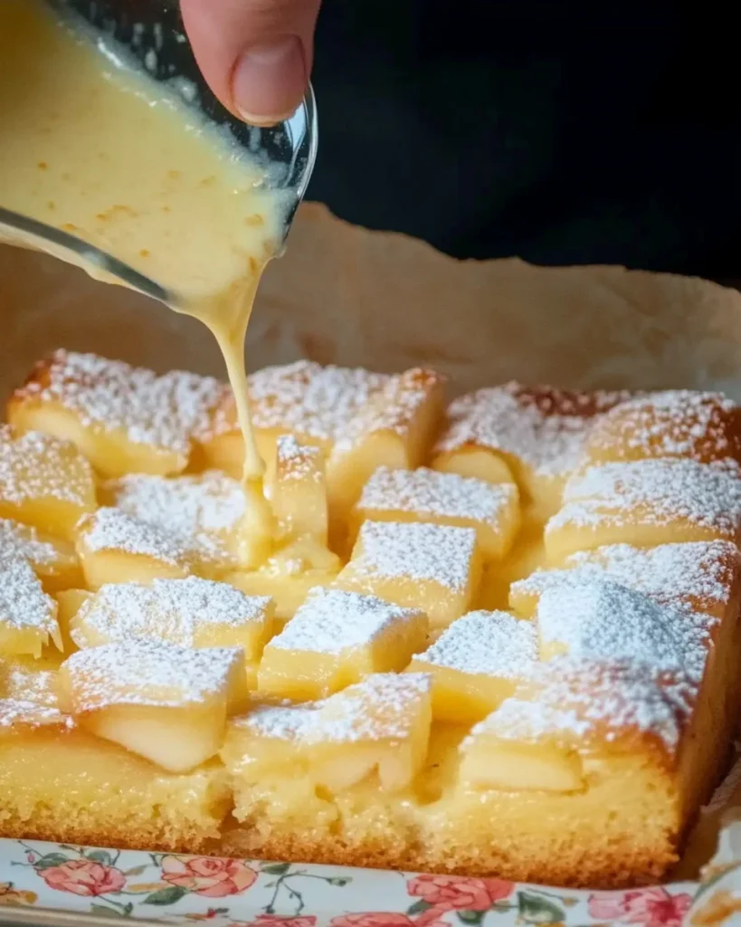 Großmutters Apfelkuchen mit frischen Äpfeln und Zimt