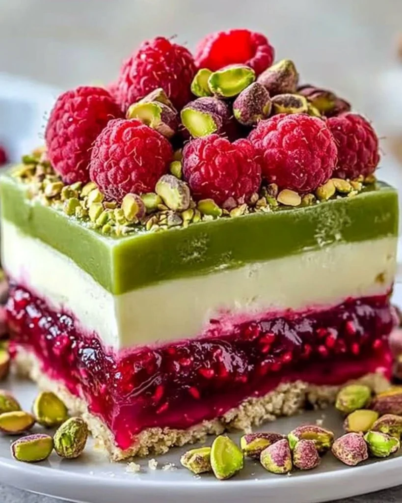 Himmlischer Pistazien-Himbeer-Traumkuchen