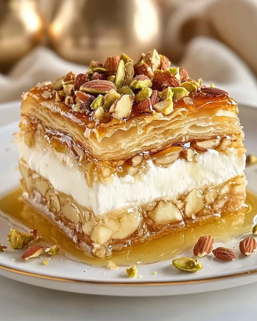 Honig Baklava Käsekuchen