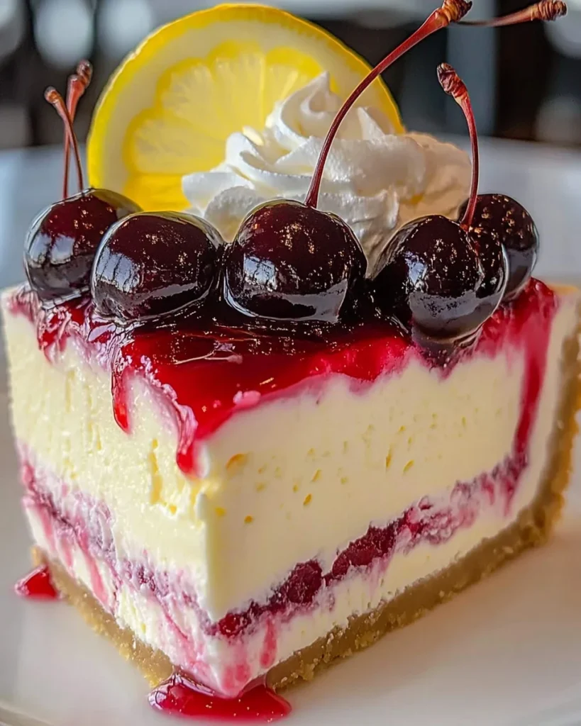 Kirsch Zitronen Käsekuchen