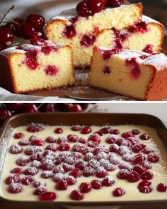 Schneller Kirschkuchen mit Suchtpotenzial in 5 Minuten