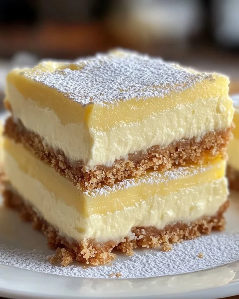 Luxuriöse Vanille-Pudding-Creme-Riegel