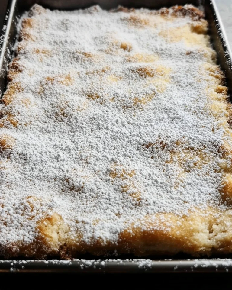 Ein köstlicher Marzipan Stollenkuchen auf einem festlichen Tisch