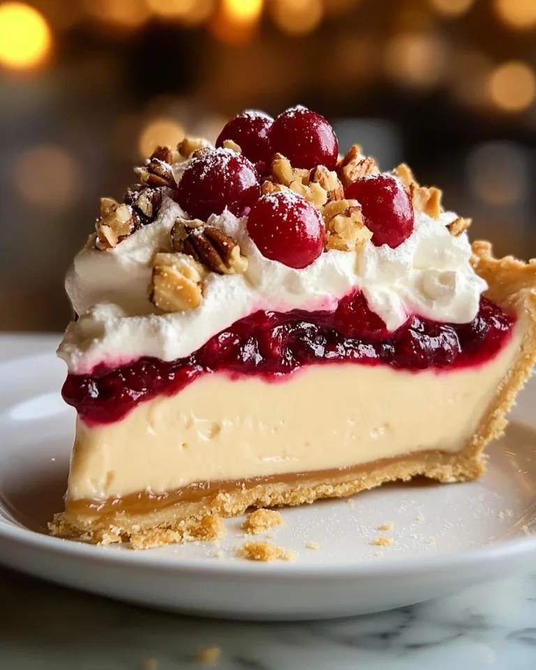 No-Bake Cranberry-Butterscotch-Torte