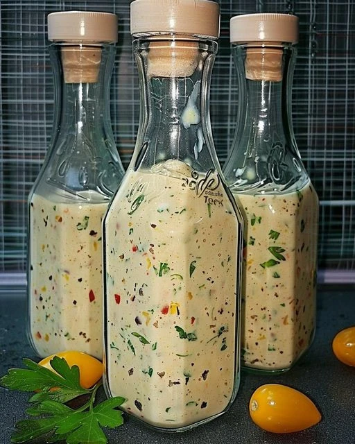 Salatsoße wie im Restaurant mit 80 g Senf