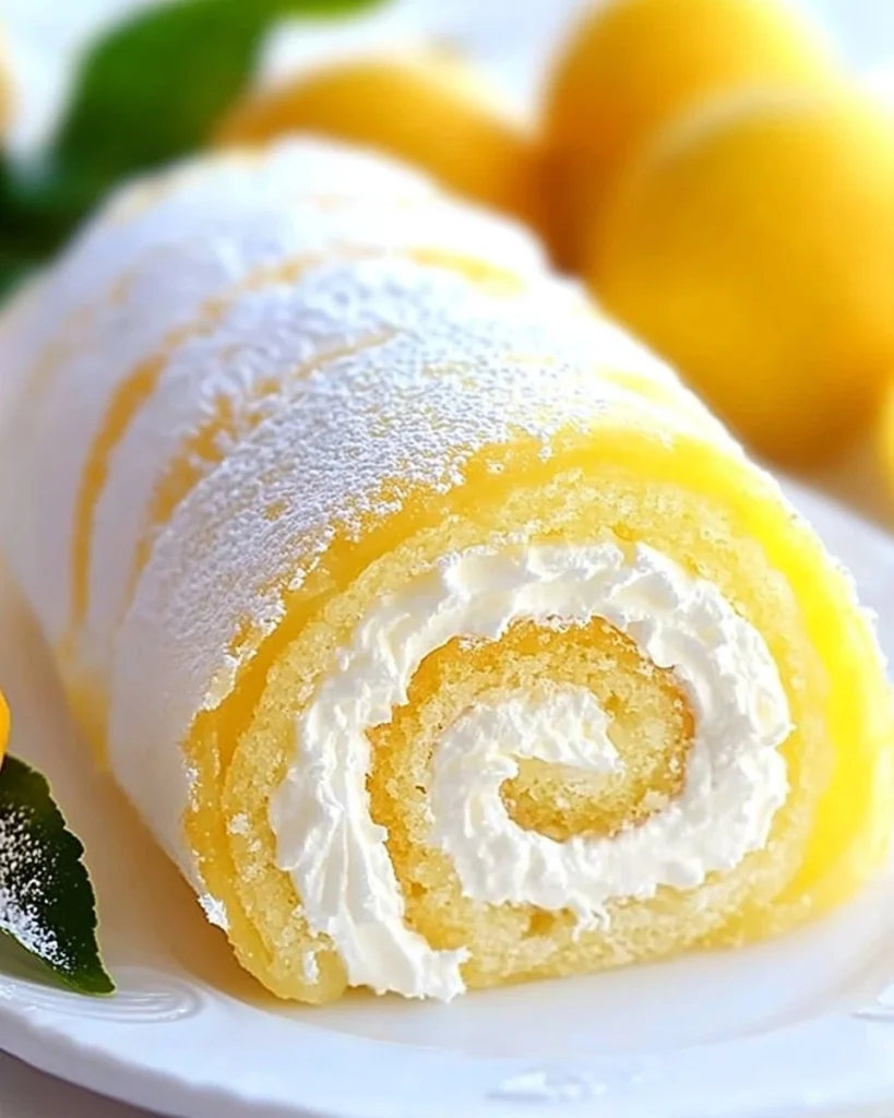 Samtige Zitronencreme-Rolle