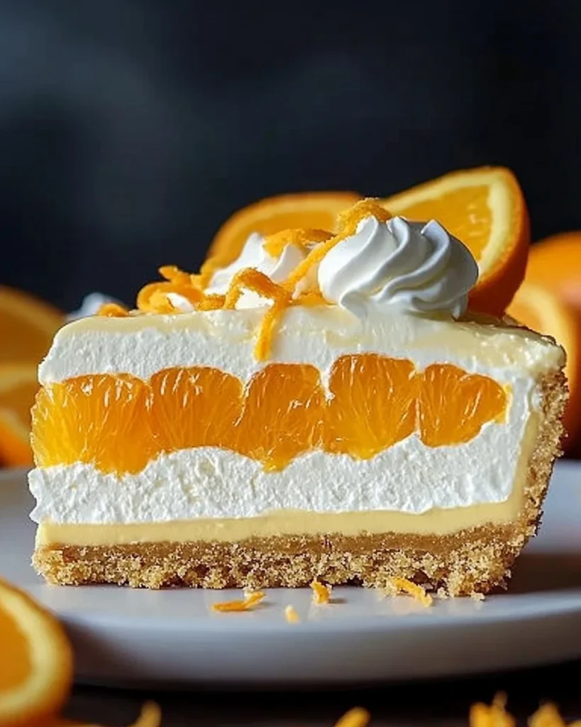 Schneller Orangen-Käsekuchen ohne Backen