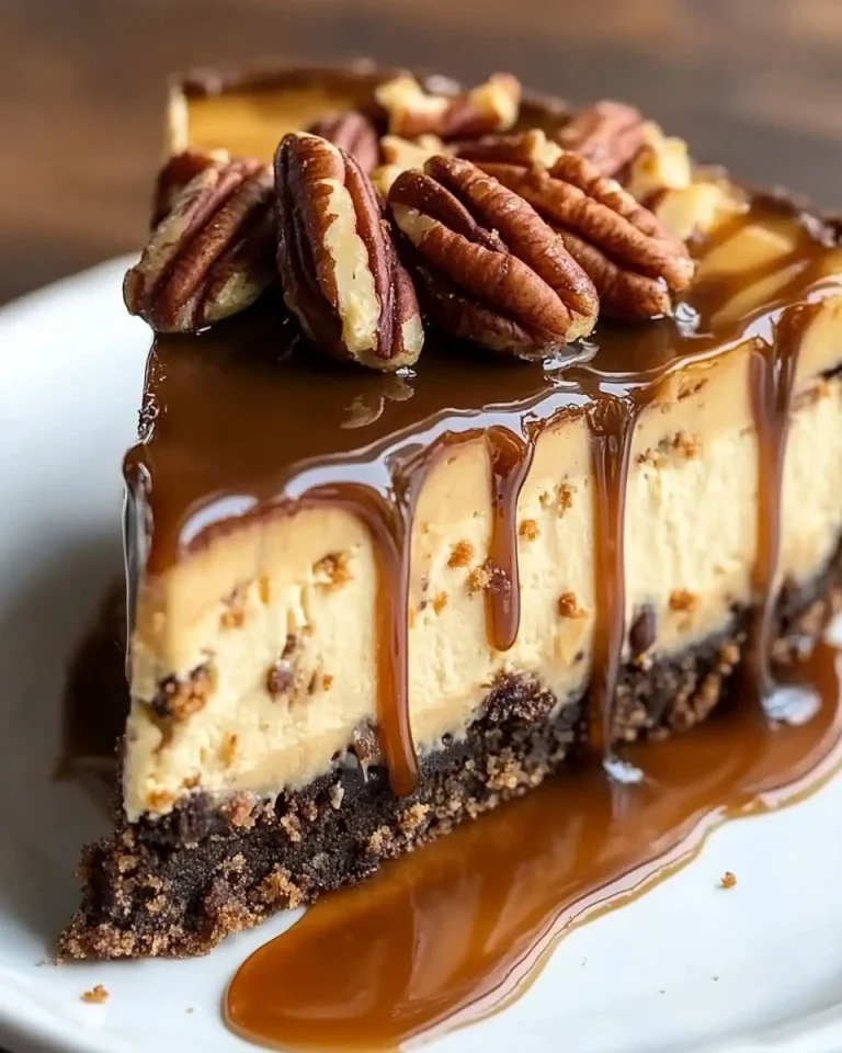 Schoko Karamell Pekan Käsekuchen