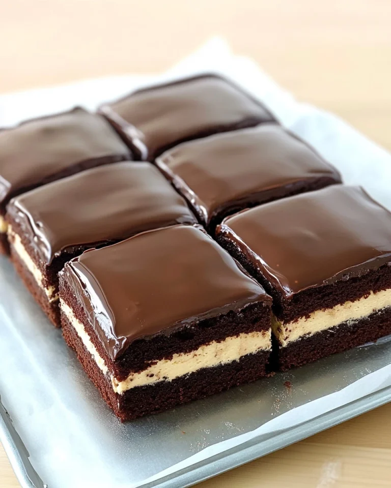 Schoko Schnitte mit Creme