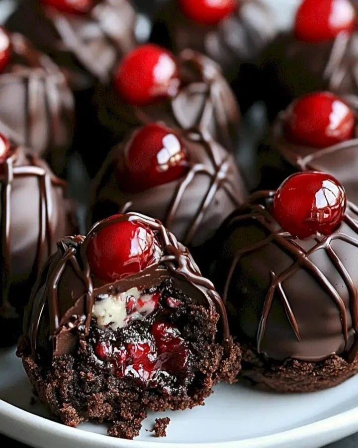 Schwarzwälder Keks-Teig Brownies