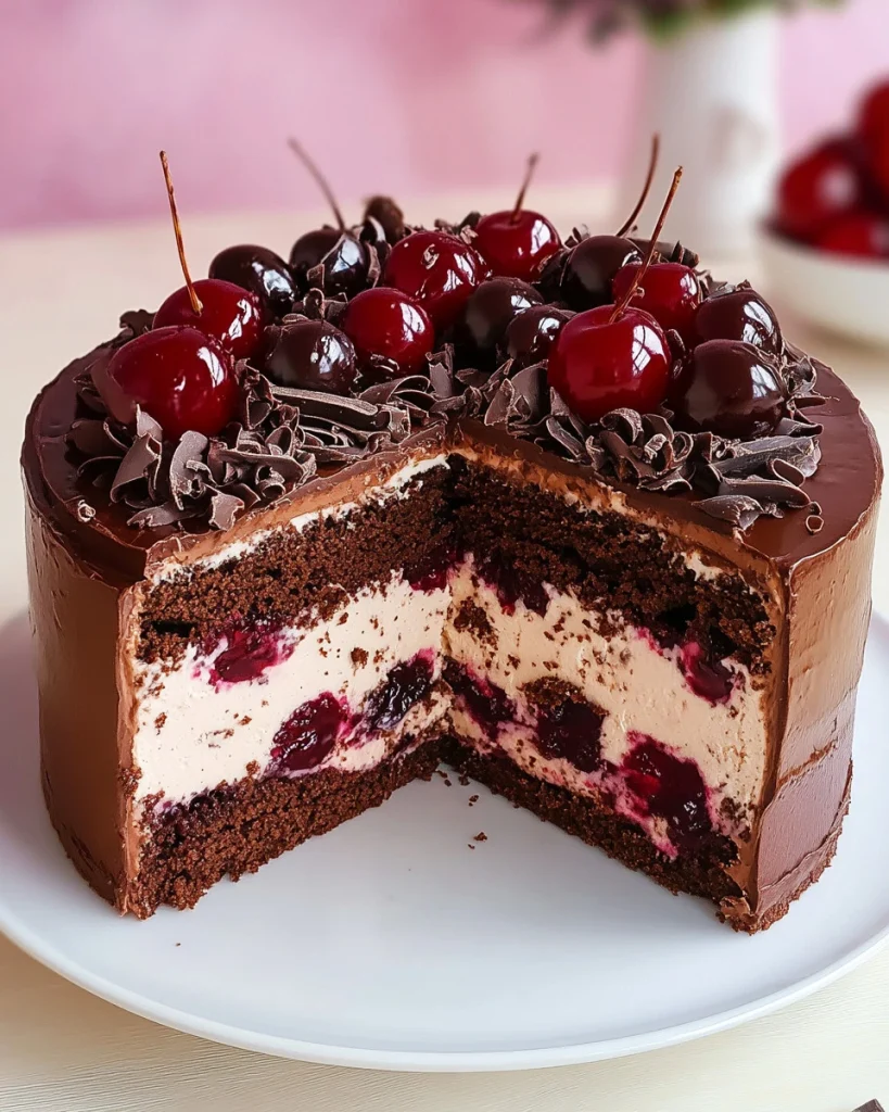 Stracciatella Kirsch Torte