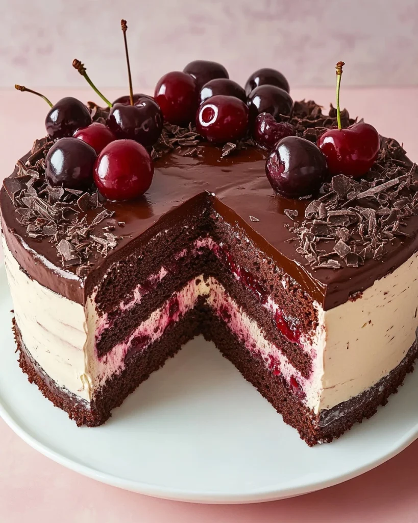 Stracciatella Kirsch Torte