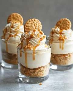 Tiramisucreme mit Spekulatius im dekorativen Dessertglas