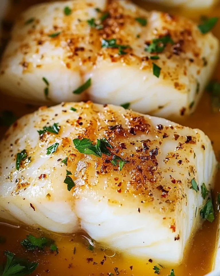Überbackener Kabeljau mit Knoblauchbutter