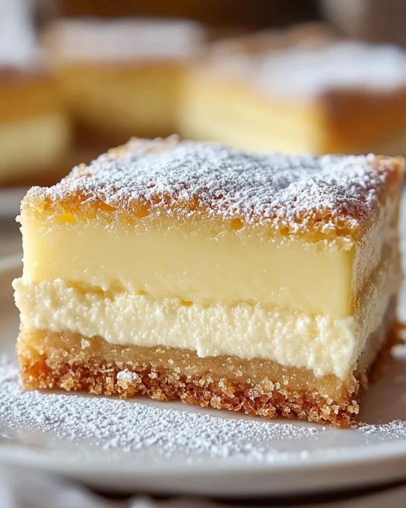 Vanillepudding-Creme-Riegel