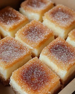 Zimt Käsekuchen mit cremiger Füllung und Zimtbestreut.