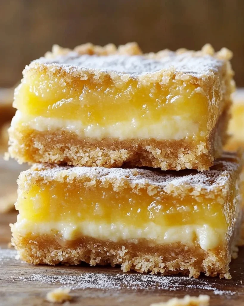 Zitronen-Cremekäse-Riegel