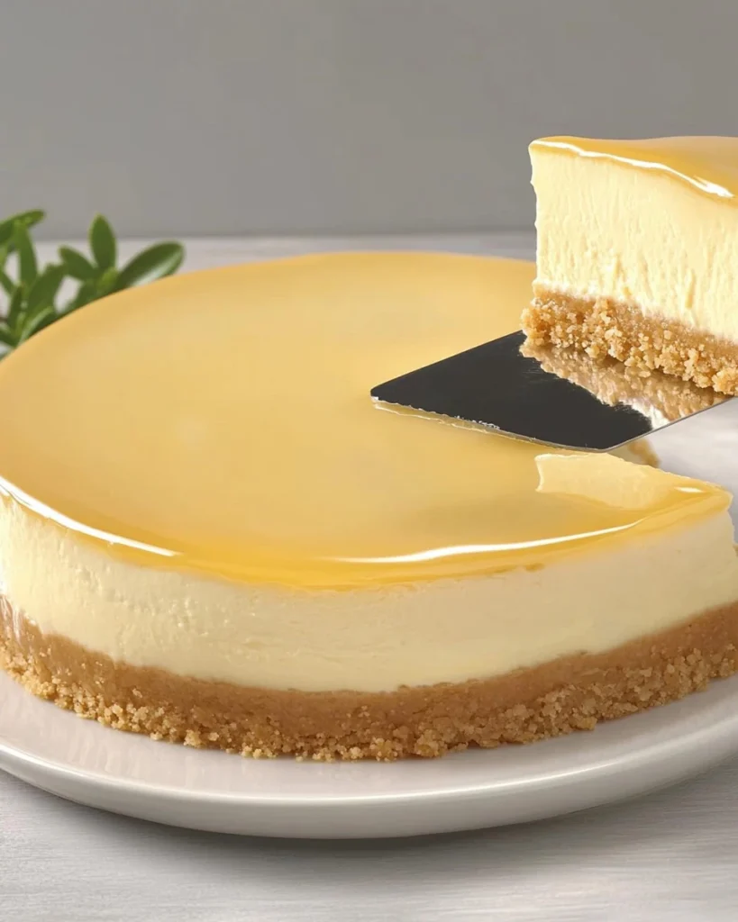 Zitronen Joghurt Torte auf einem eleganten Teller serviert