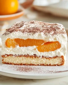 Schmandkuchen vom Blech mit frischen Früchten und Sahne