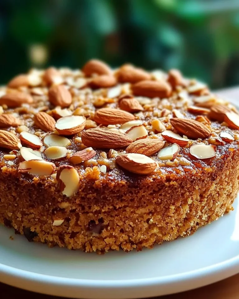 Gesunder Kuchen ohne Zucker und Mehl mit frischen Zutaten