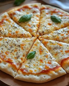 Gesunde Haferflocken-Joghurt-Fladen, besser als Pizza, Rezeptvorschlag.