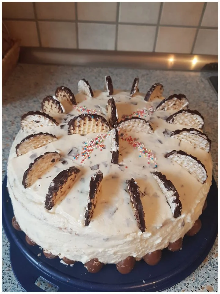 Leckere Mohrenkopftorte, schnell zubereitet, ideal für jeden Anlass