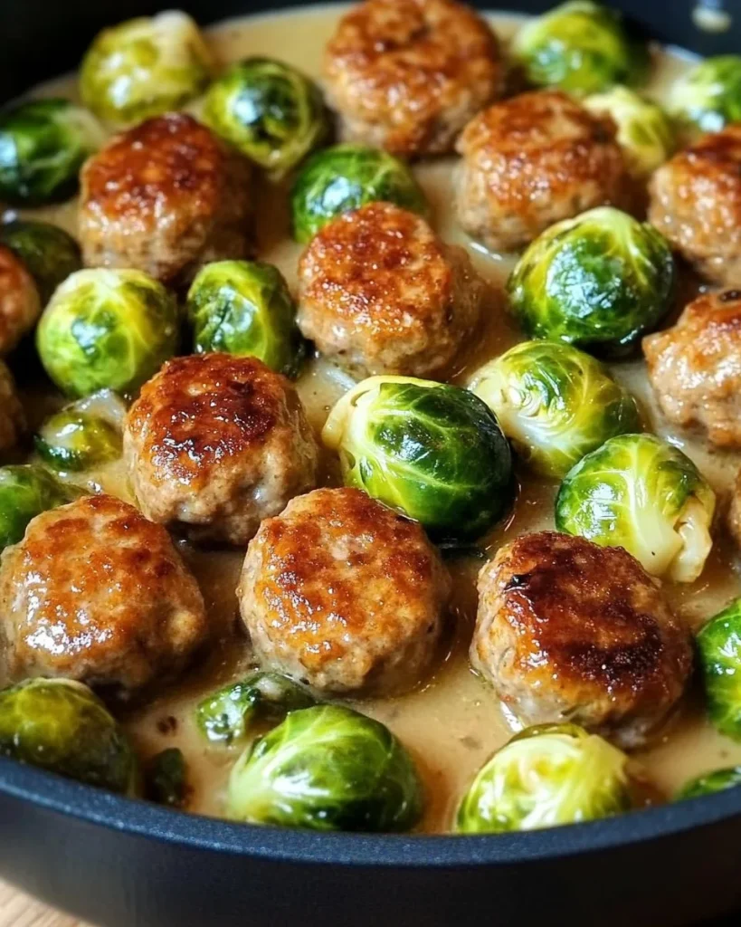 Rosenkohleintopf mit Hackbällchen nach Omas Rezept