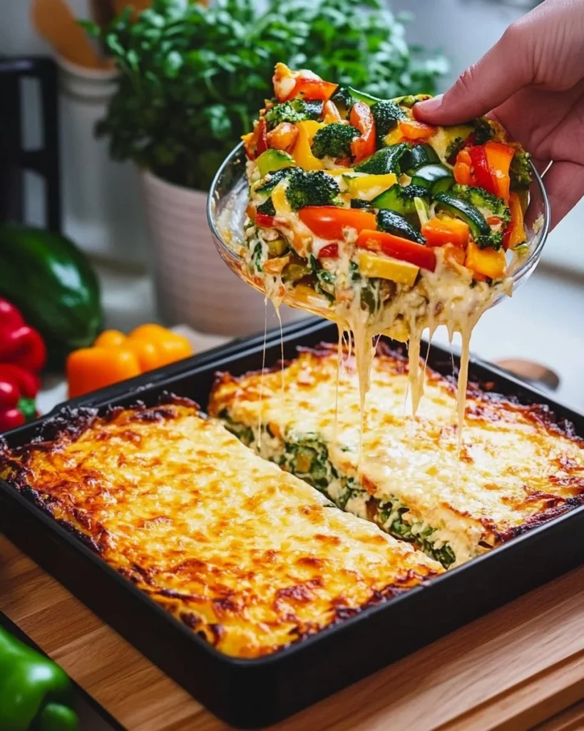 Schnelle Gemüsepizza mit Joghurtsauce auf einem Teller serviert