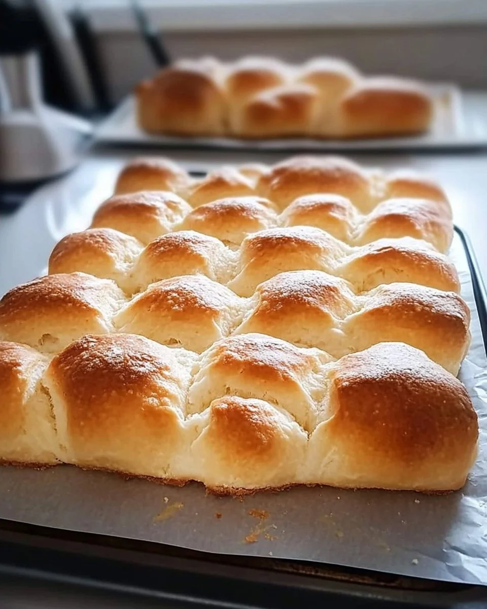 Ein delikater Wattekuchen mit Pudding auf einem Teller angerichtet.