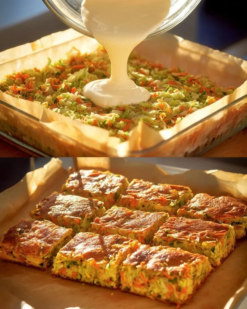 Herzhafter Kuchen mit Gemüse und Hühnchen serviert auf einem Teller