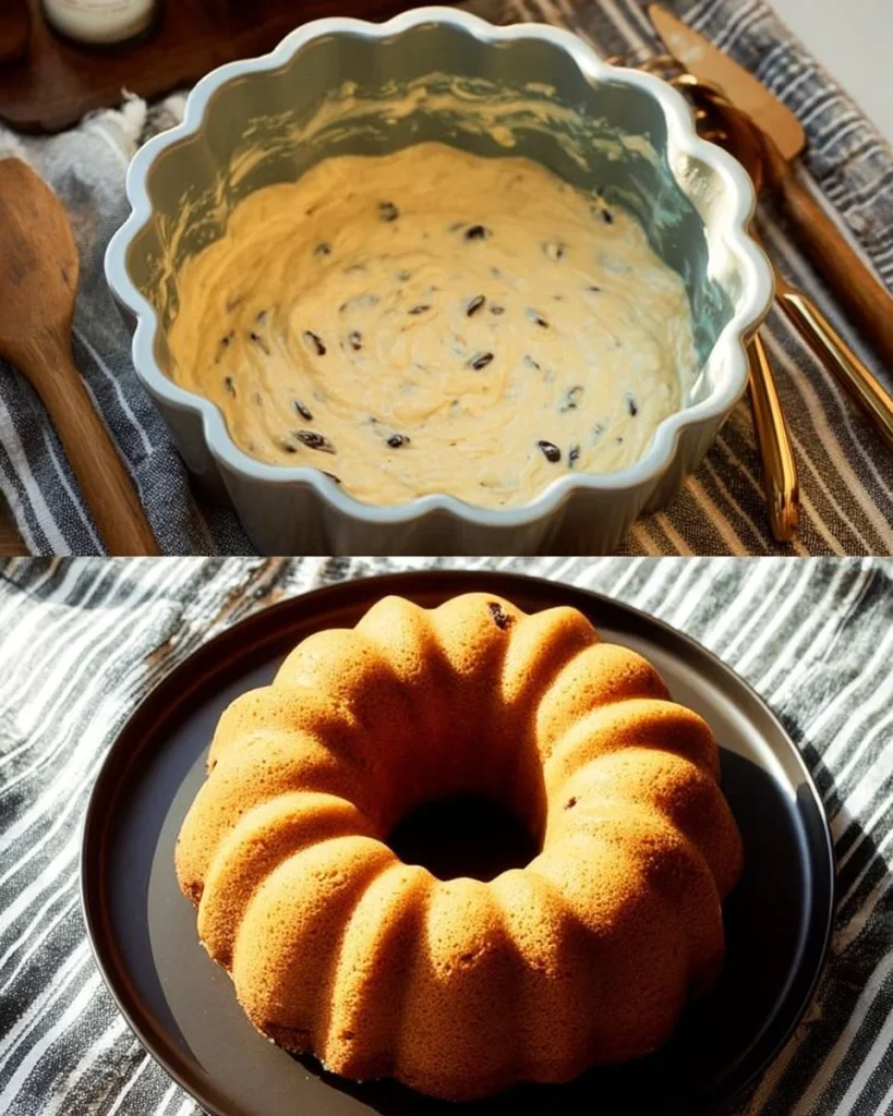 Saftiger Schlagobers Guglhupf mit einer herrlichen Glasur