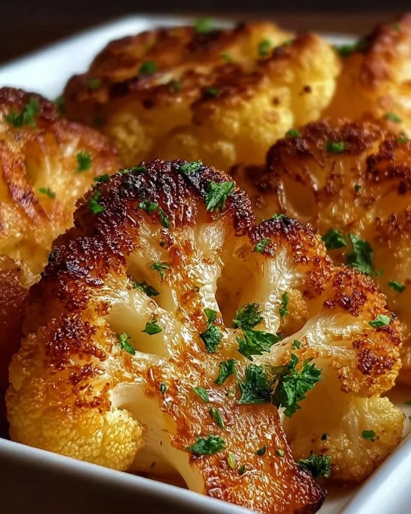 Backofen Blumenkohl Gericht, besser als Fleisch, gesundes Rezept